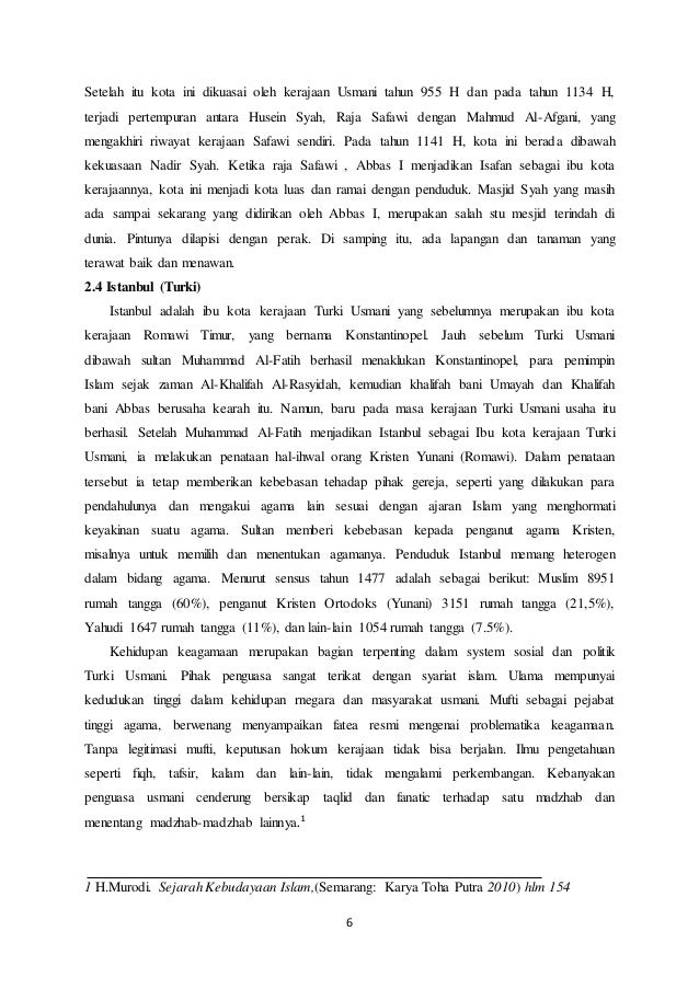 Contoh Makalah Agama Tentang Peradaban Islam
