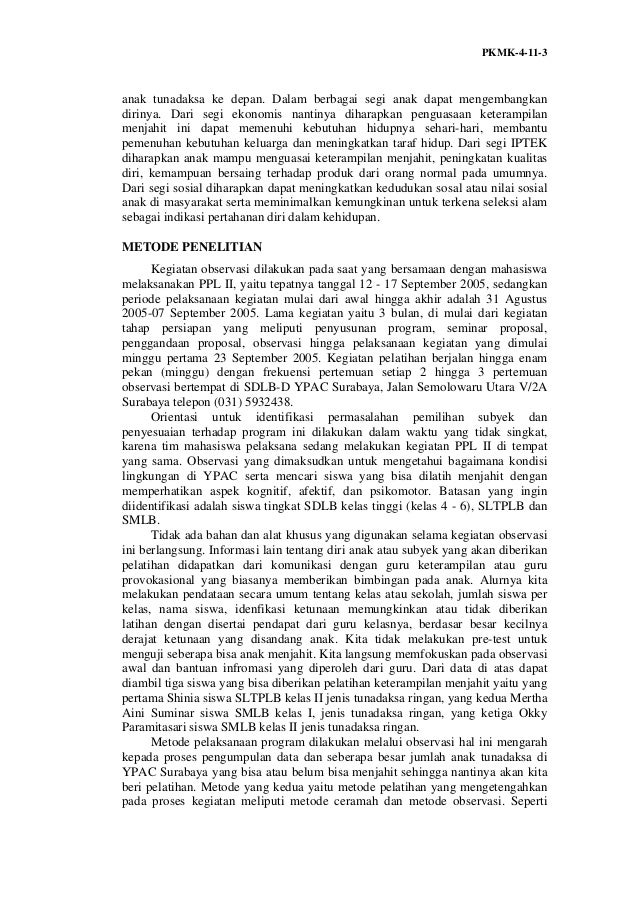 Contoh makalah program kreativitas mahasiswa kewirausahaan