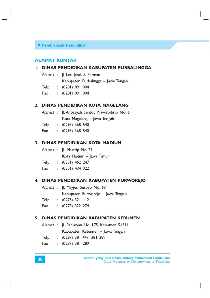 Contoh Manajemen Sekolah