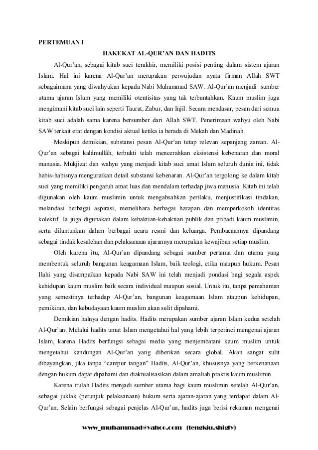 Contoh modul pai, sk,kd,id dan lks