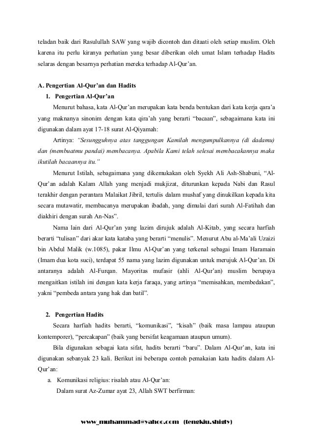 Contoh modul pai, sk,kd,id dan lks