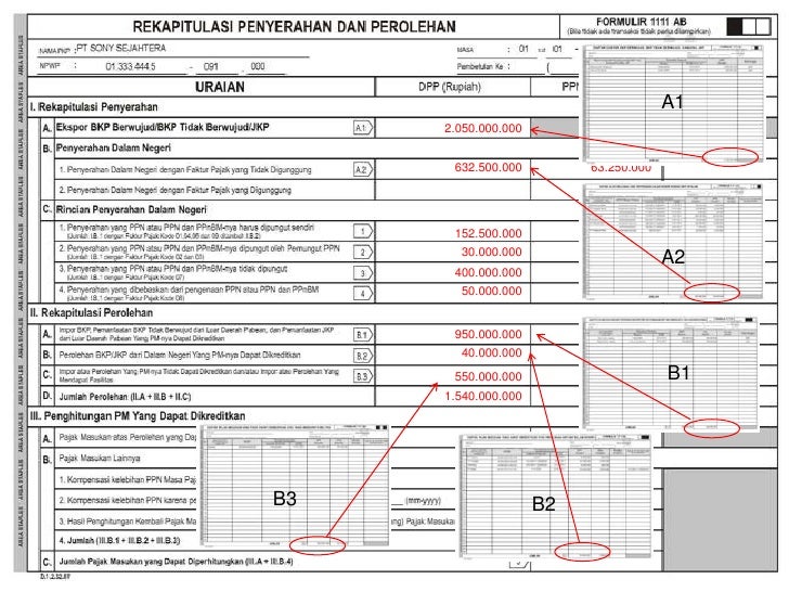 Contoh Soal Pengisian Spt Masa Ppn 1111 - Barisan Contoh