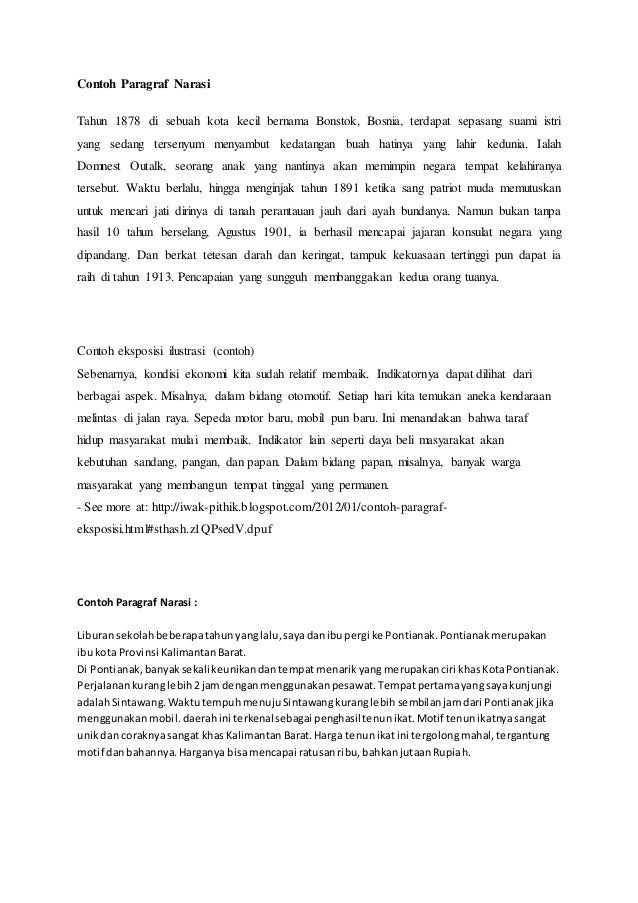Contoh Paragraf Narasi<script async src=