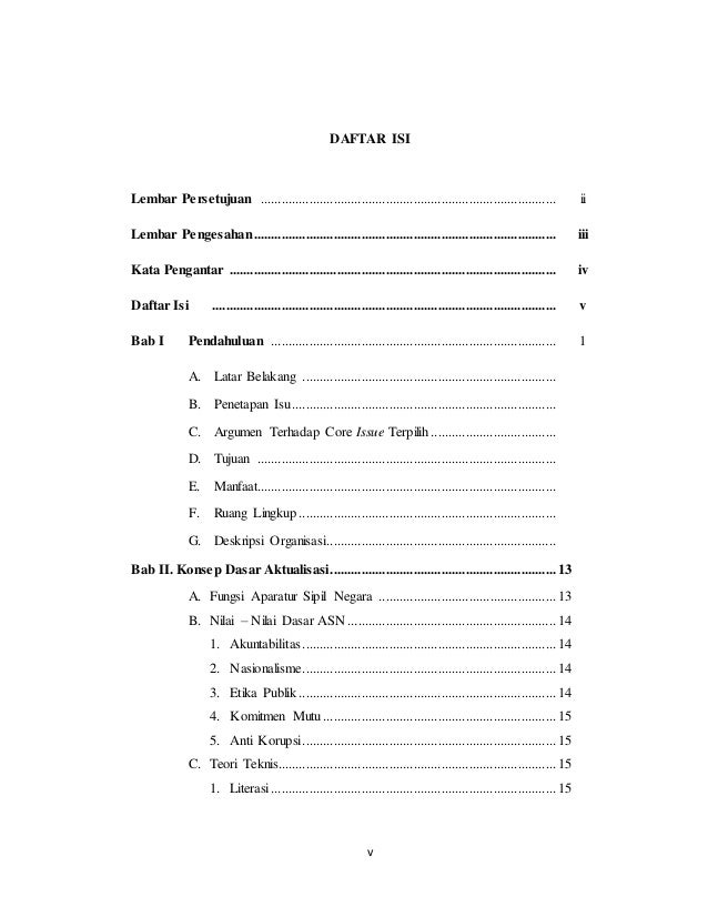 Contoh Pelaksanaan Aktualisasi Nd Asn