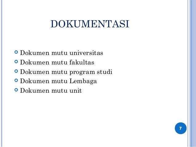 Contoh pelaksanaan spmi pt