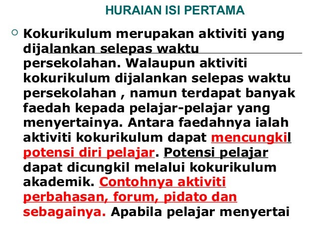 Contoh pendahuluan karangan cara menghurai isi