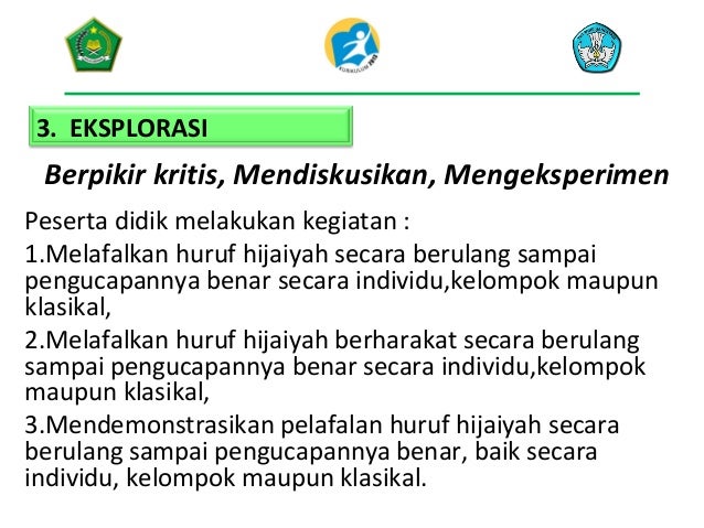Contoh pendekatan scientific pai pb sd