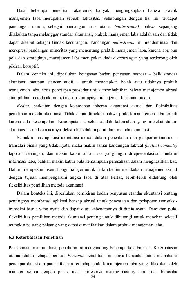 Contoh proposal tesis akuntansi kualitatif Mediterranea 