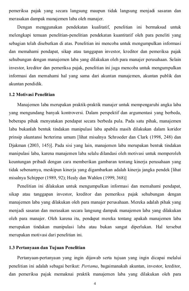 Contoh penelitian kualitatif bagus