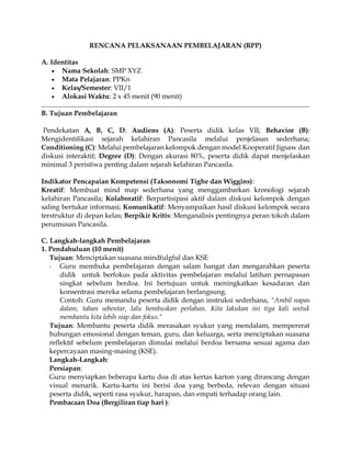 Lampiran 2 Contoh Penerapan Sel Dan Deep Learning Dalam RPP.pdf