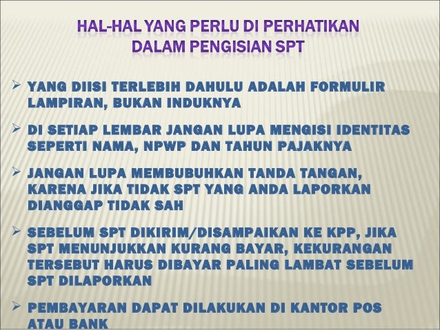 Contoh Soal Dan Jawaban Pengisian Spt 1770 S - Guru Paud