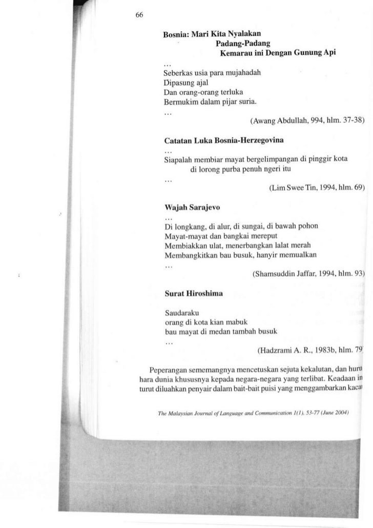 Contoh penulisan artikel format apa (pusi perang)