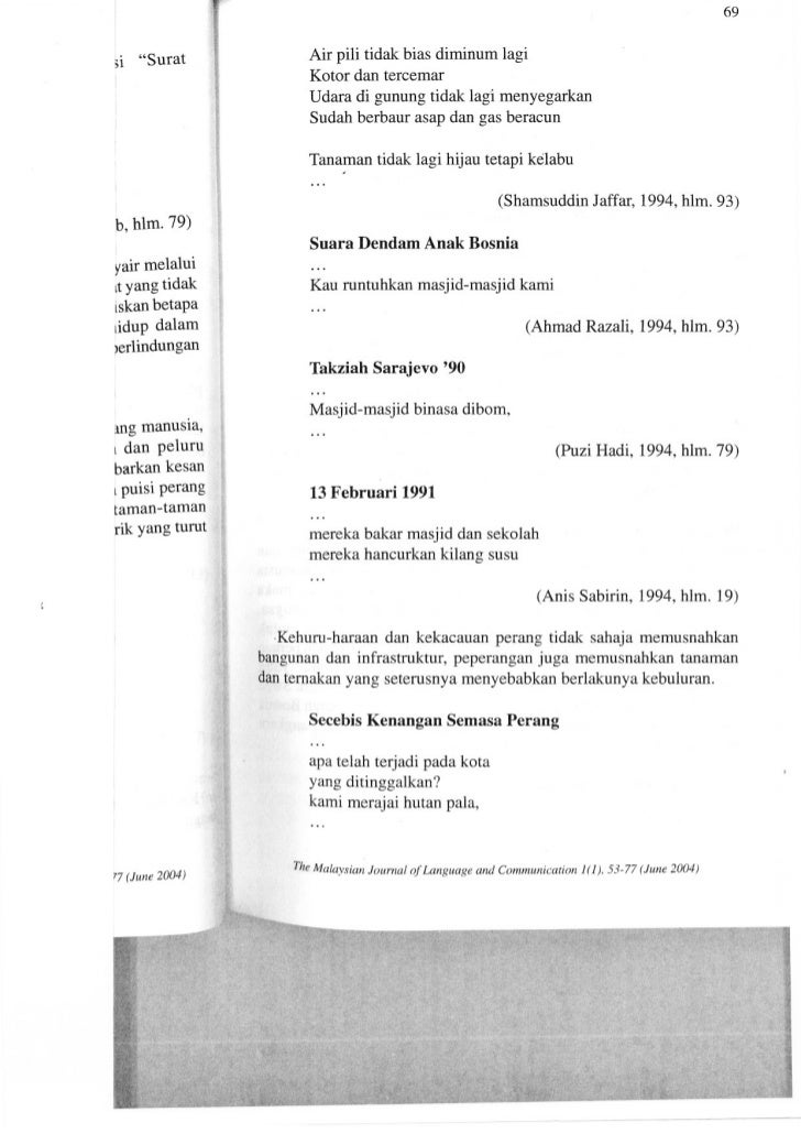 Contoh penulisan artikel format apa (pusi perang)
