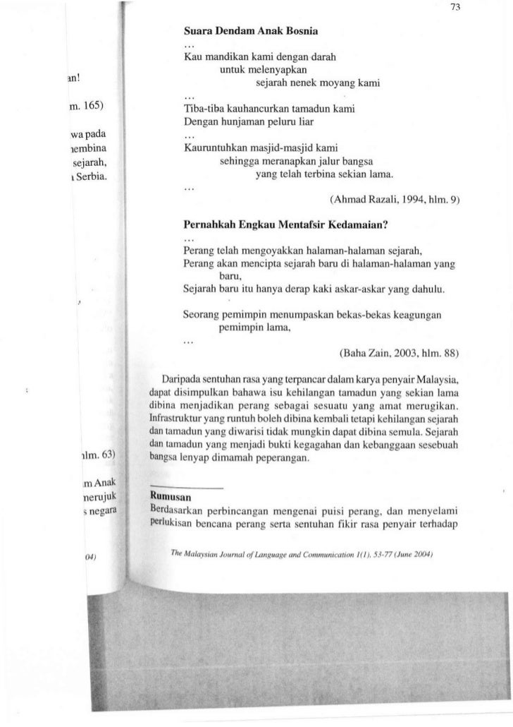 Contoh penulisan artikel format apa (pusi perang)