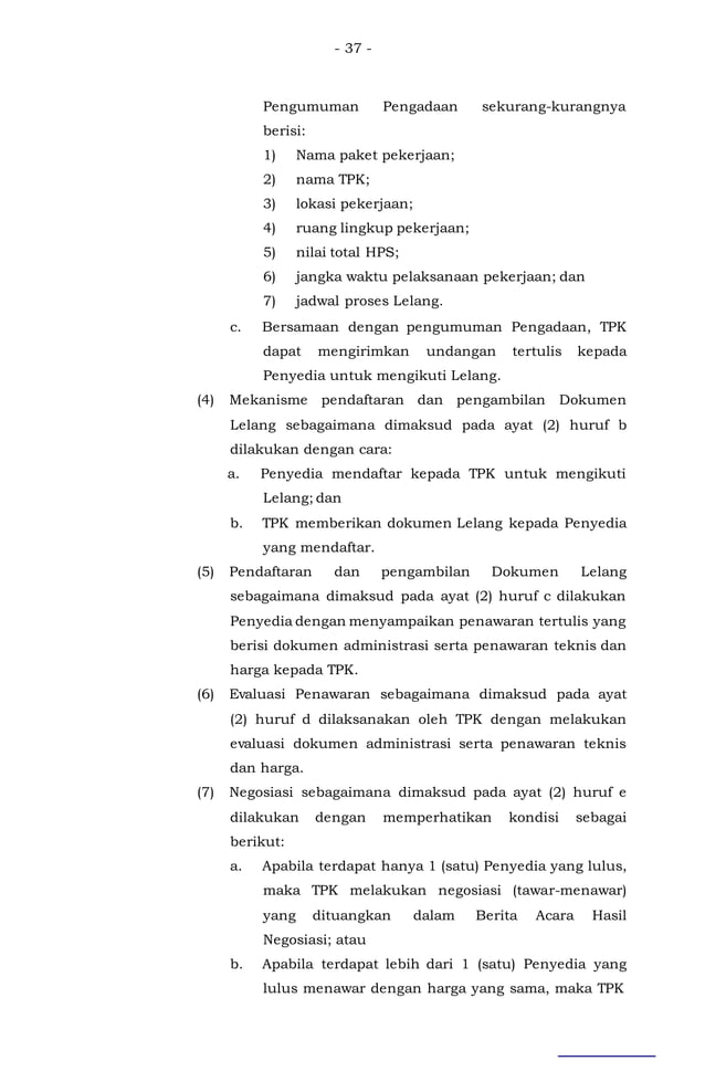 Contoh peraturan bupati ttg pengadaan barang dan jasa di desa terbaru | DOC