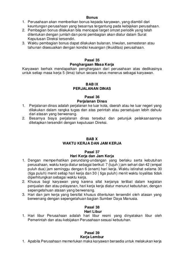 Contohperaturanperusahaanbucah 130112082458-phpapp02