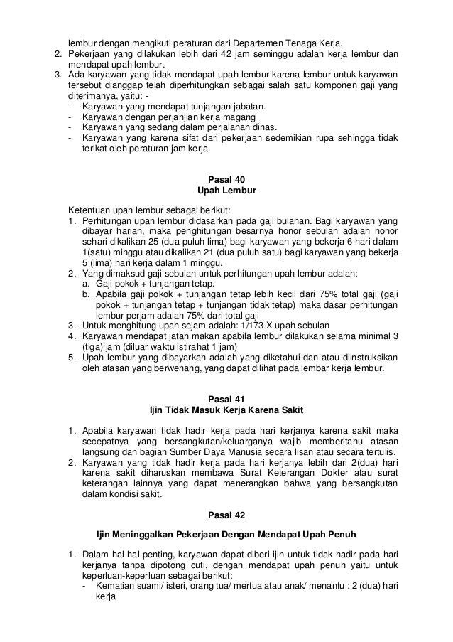 Rumus Perhitungan Upah Lembur - Contohperaturanperusahaanbucah 130112082458phpapp02 12 638