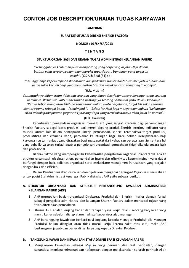 Contohperaturanperusahaanbucah 130112082458-phpapp02