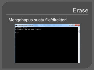 Contoh Perintah Command Prompt | PPT