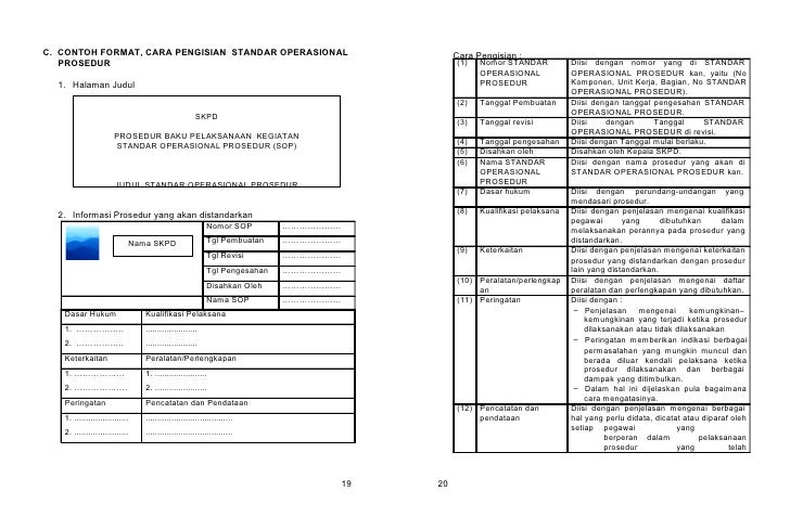 Contoh perkada ttg sop pemda