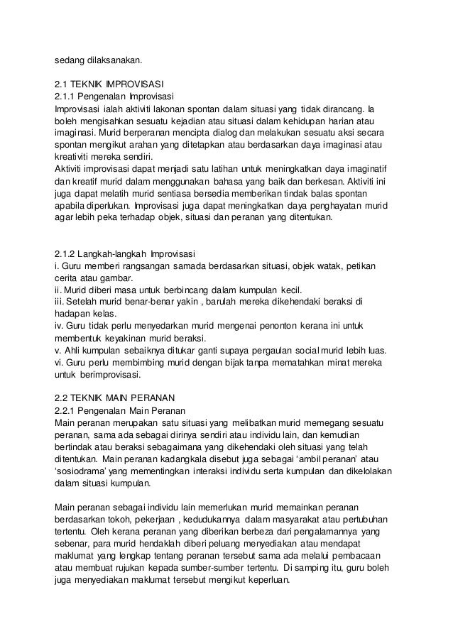 CONTOH PERMAINAN BAHASA