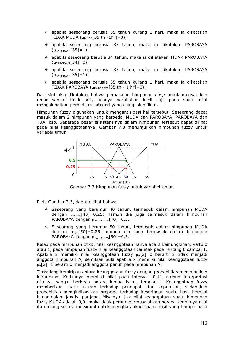 Contoh peyelesaian logika fuzzy Contoh peyelesaian logika fuzzy