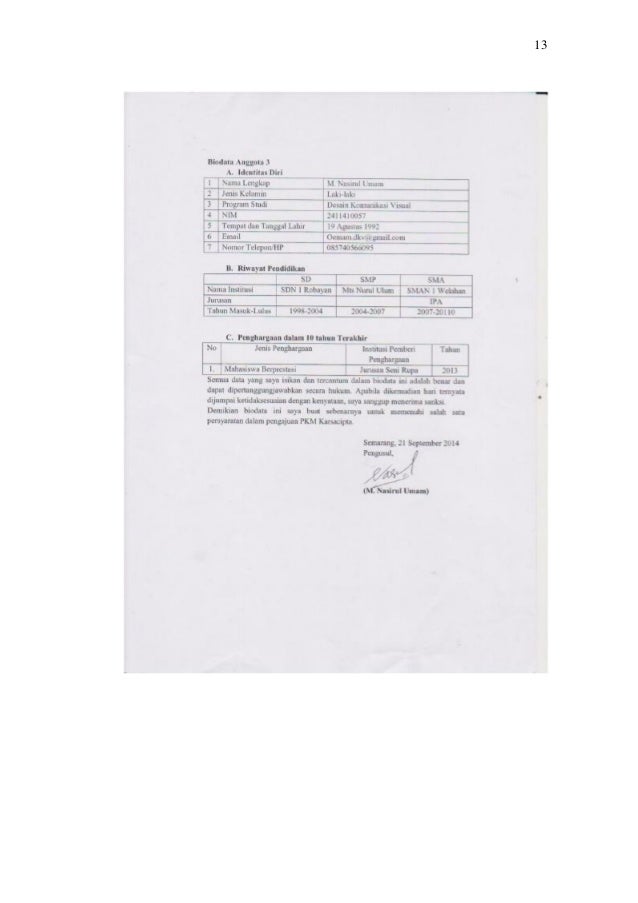 Contoh pkm kc lolos dikti 2014