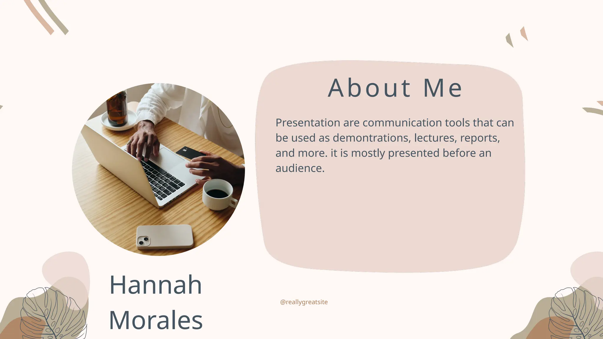 Contoh Template Untuk Presentasi Pembuatan Portofolio Pptx