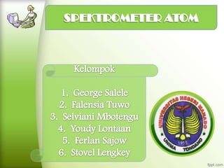 Contoh ppt spektrometer