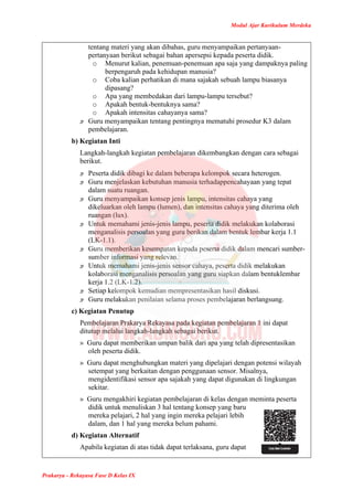 Modul Ajar Prakarya Rekayasa Kelas 9 Kurikulum Merdeka | PDF