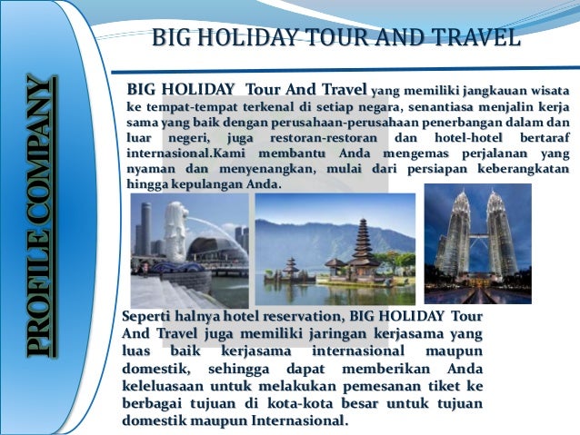 Contoh Company Profile Biro Perjalanan Wisata - Simak 