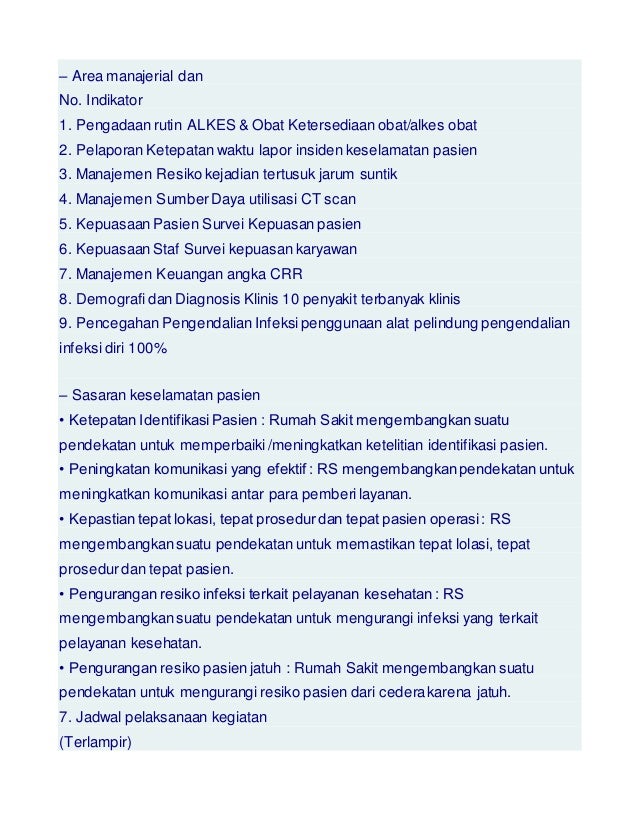 Contoh Program Kerja Pkrs