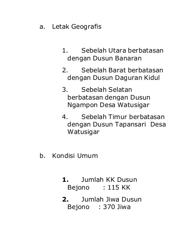 Contoh proposal air bersih