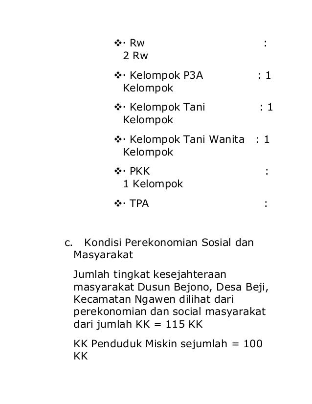 Contoh proposal air bersih
