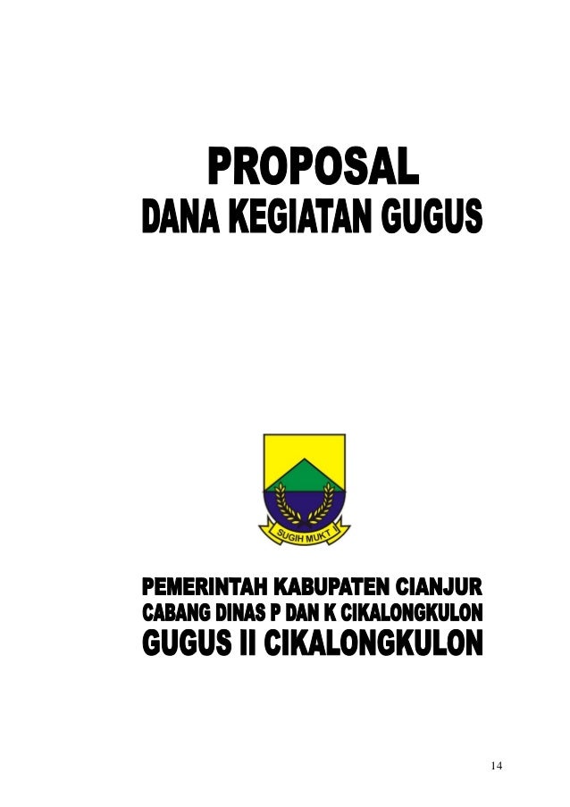 Contoh proposal dana kegiatan