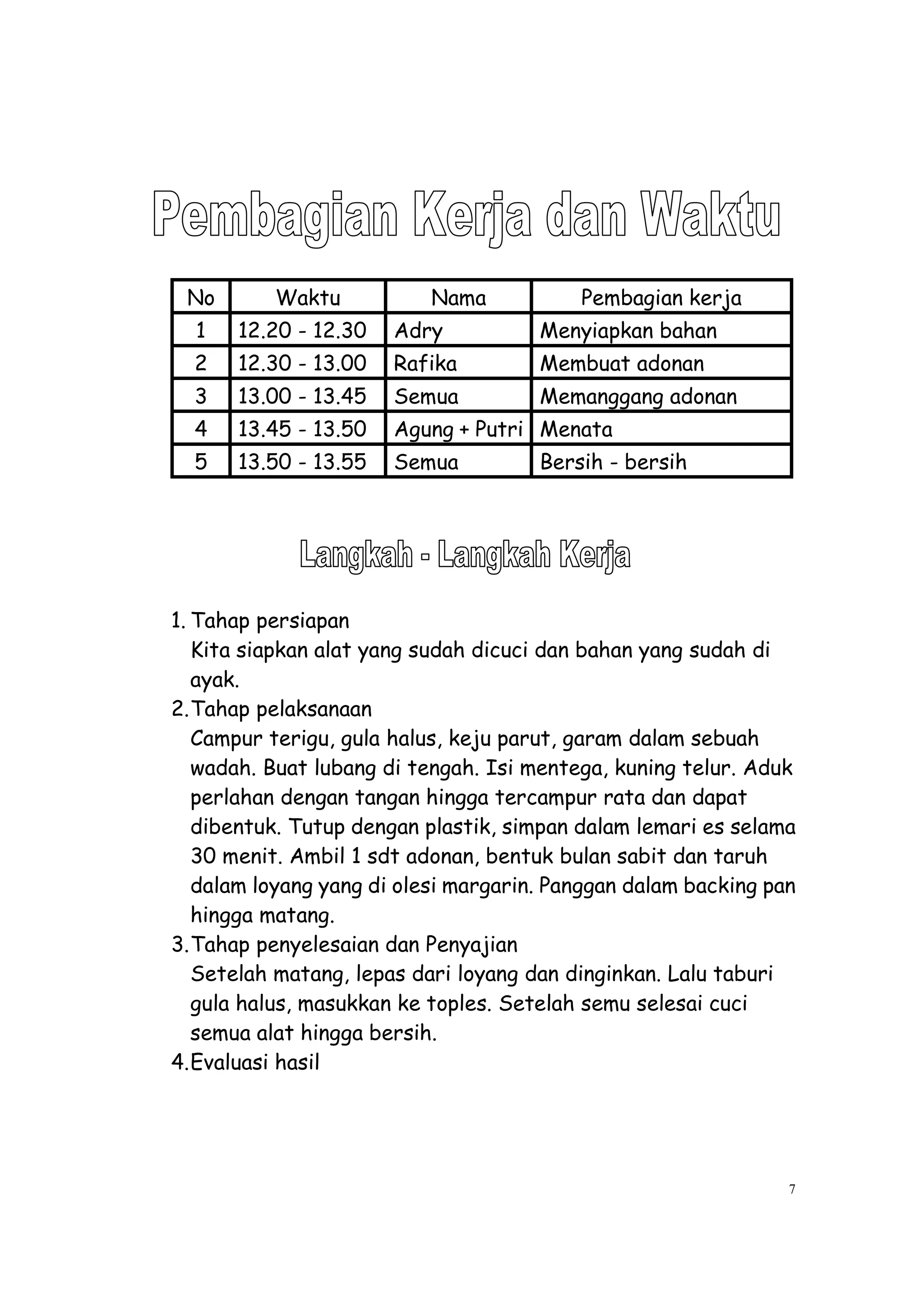 Contoh proposal kegiatan tata boga | PDF