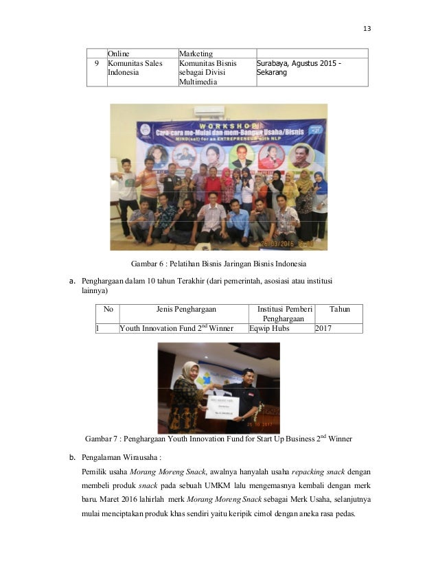 Contoh Proposal Kompetisi Bisnis Mahasiswa Indonesia Kbmi Keripik P