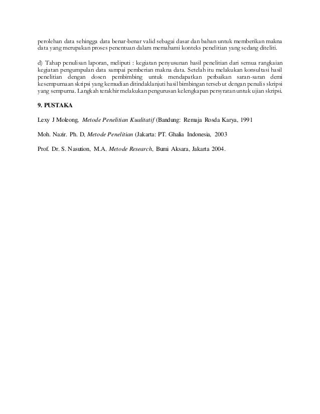 Contoh proposal penelitian