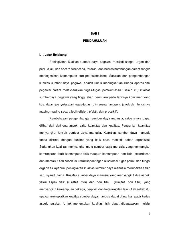 Contoh Proposal Sdm