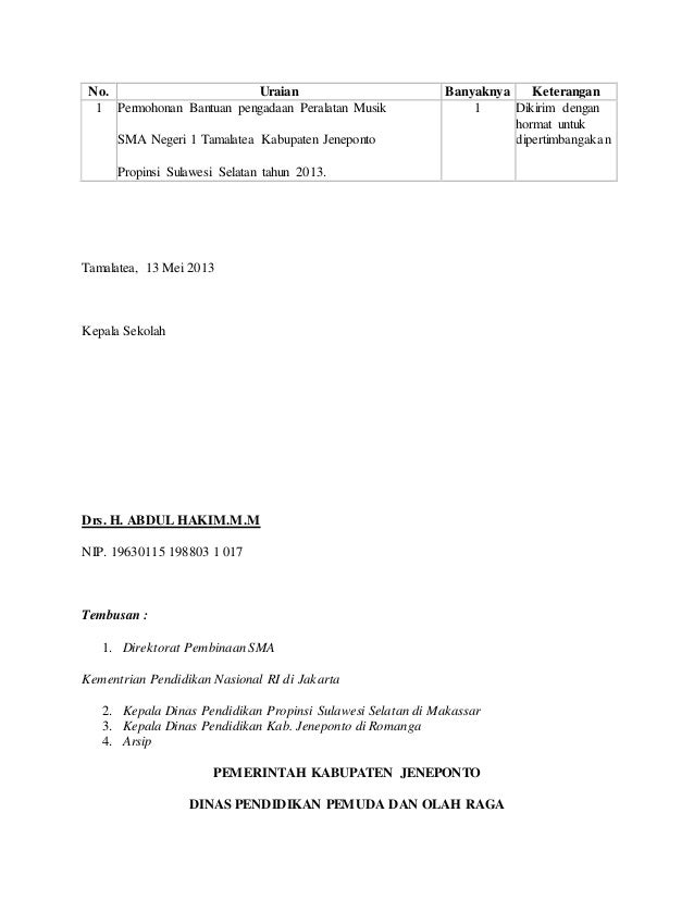 Contoh proposal seni