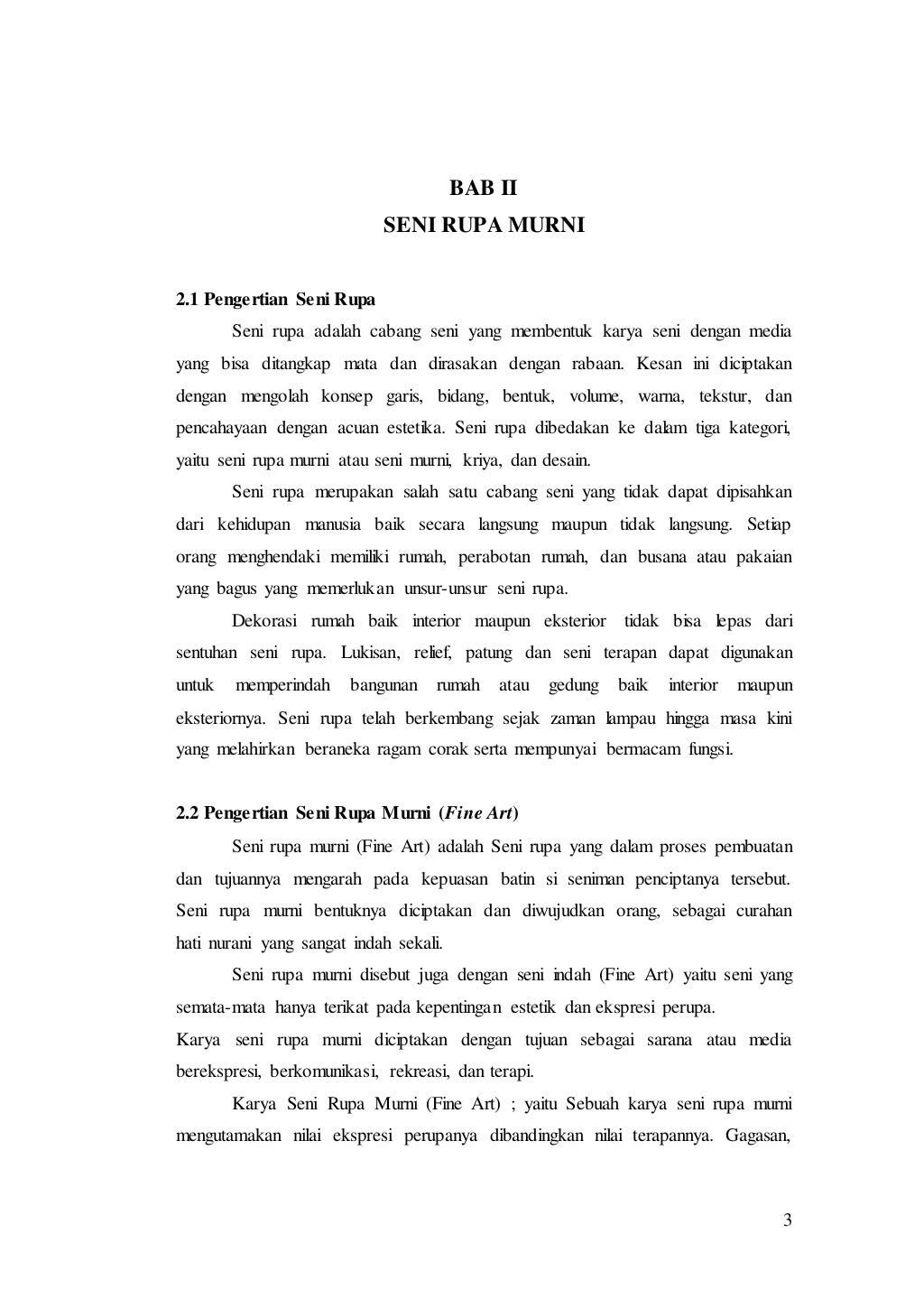 Contoh proposal seni rupa