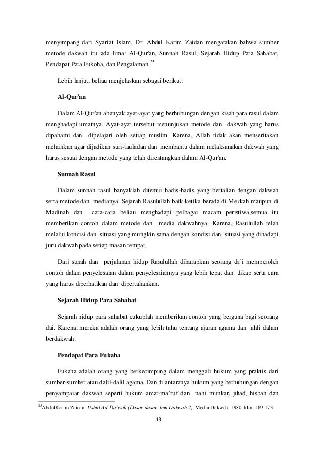 Contoh Proposal Skripsi Tafsir Hadis – Tulisan