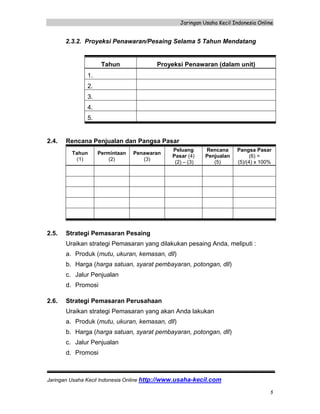Contoh proposal usaha | PDF