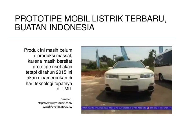 Contoh prototype pada perusahaan sebelum produksi massal