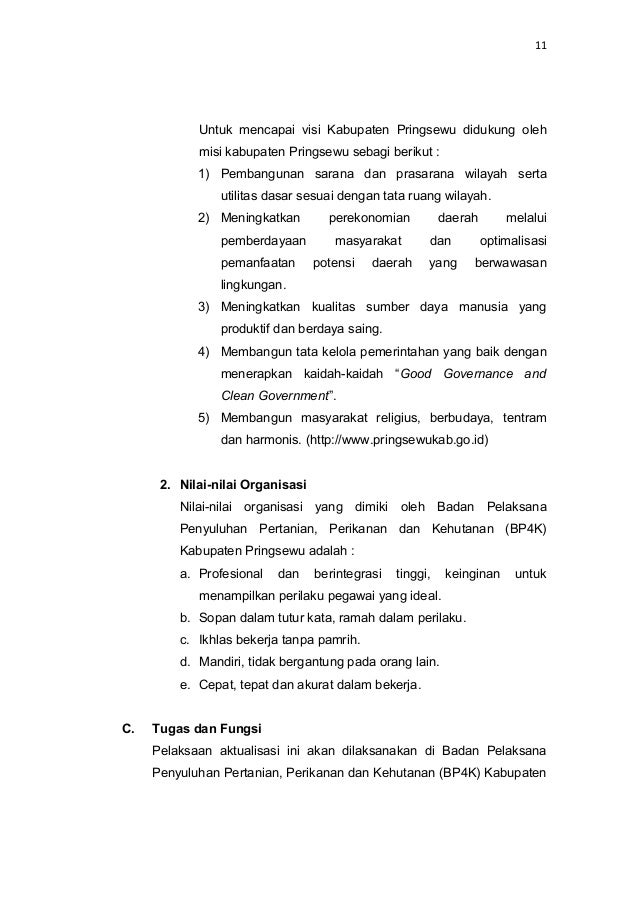 rancangan contoh lingkungan Contoh aktualisasi rancangan