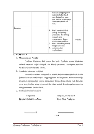 Contoh RPP fisika SMA Fluida Dinamik Seftia Haryani FKIP Fisika ...