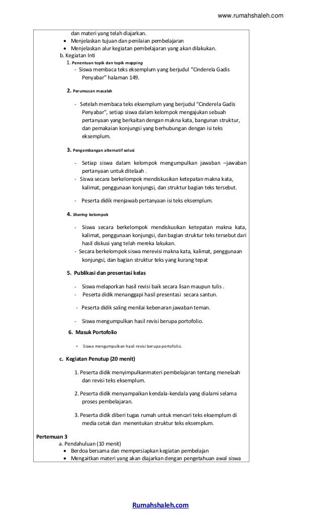 Contoh Rpp Teks Laporan Hasil Observasi Kelas 7 - Kumpulan Contoh Laporan