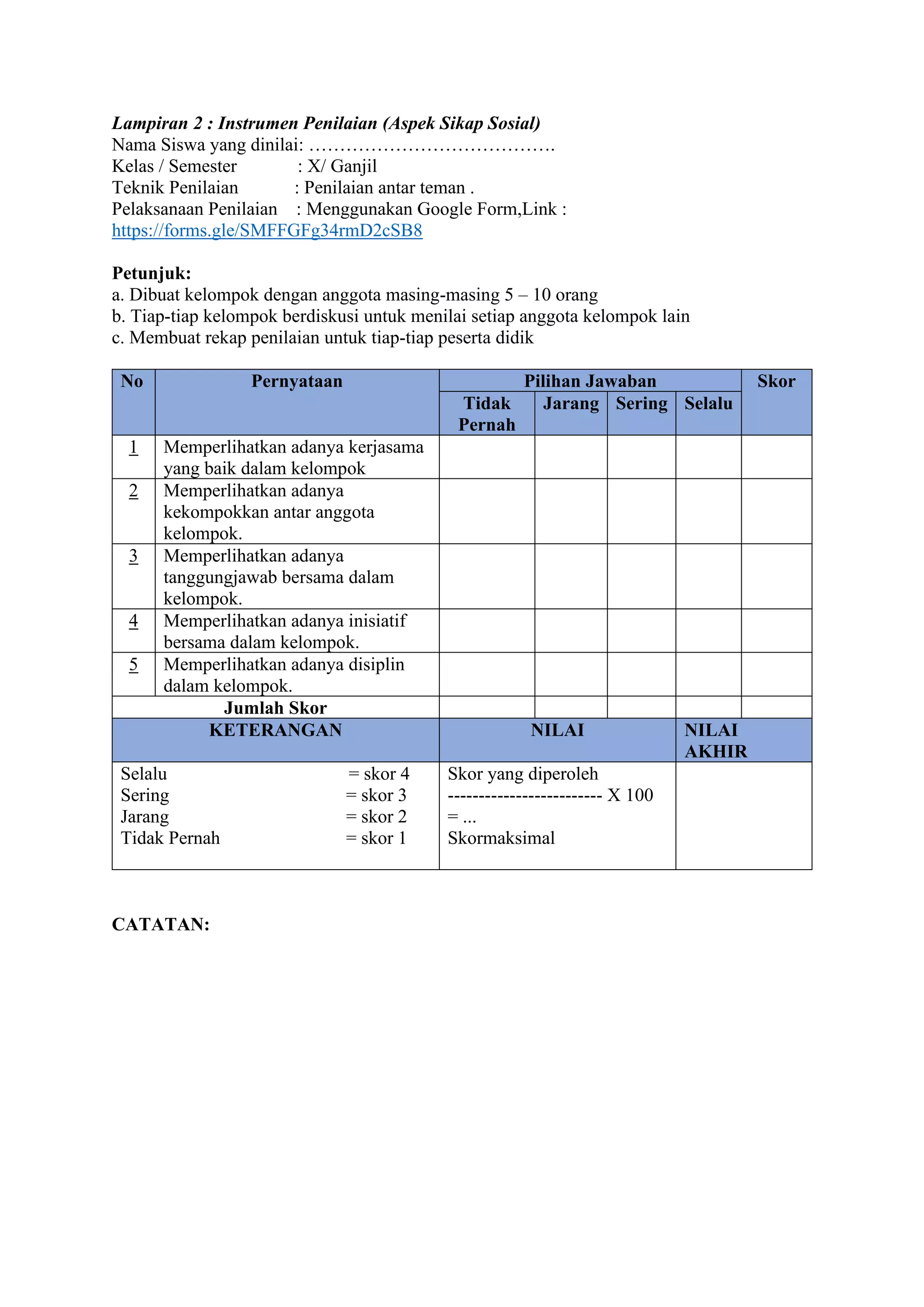 Contoh rpp sesuai standar ukin | PDF