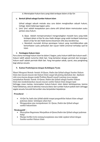 Contoh rpp sesuai standar ukin | PDF