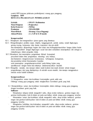 Contoh rpp siappppppppppp | PDF